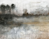 Trees by the Pond  Boxed Canvas