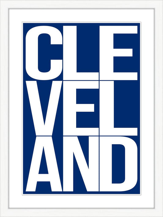 Cleveland in Blue & White  lg