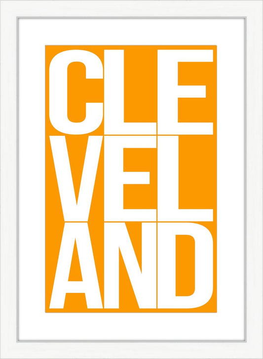 Cleveland in Orange and White