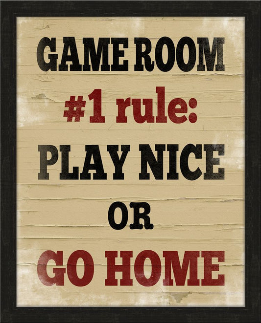 Game Room Rules
