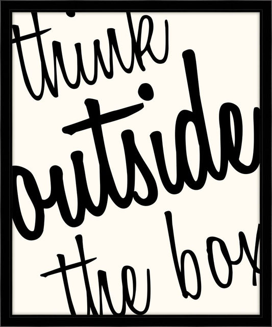 Think Outside The Box (On White)