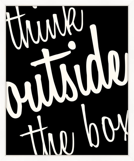 Think Outside The Box (On Black)