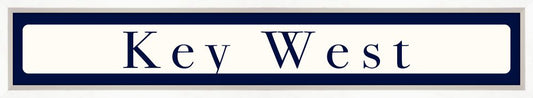 Key West Sign - Navy