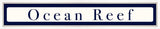 Ocean Reef Sign - Navy