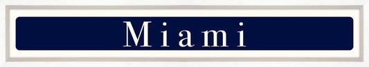 Miami Sign - Navy Reverse
