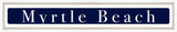 Myrtle Beach Sign - Navy Reverse