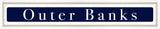Outer Banks Sign - Navy Reverse