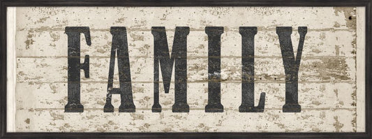 Family Wood Sign
