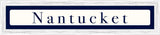 Nantucket - Navy on White (Distressed White)