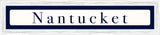 Nantucket - Navy on White (Distressed White)