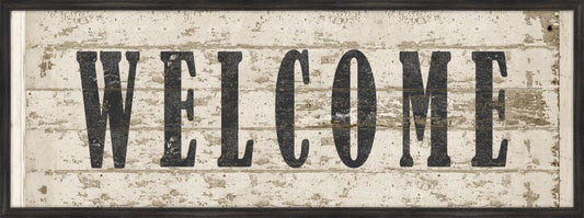 Welcome Wood Sign