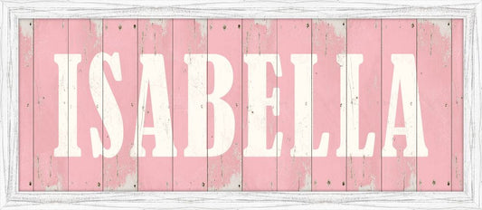 Isabella - Pink Sign
