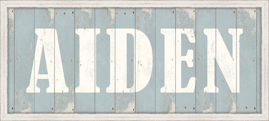 Aiden - Blue Sign Small