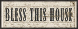 Bless this House Wood Sign