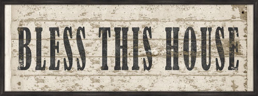 Bless this House Wood Sign