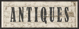 Antiques Wood Sign