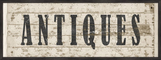 Antiques Wood Sign