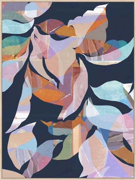 Fragmented Flora in Gallery Natural  Grande