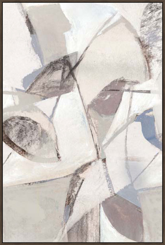Gentle Layers of Tranquil Forms I in Gallery Espresso