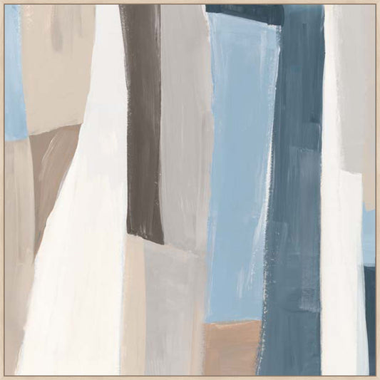Geometric Harmony in Soft Hues II in Gallery Natural