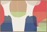 Intersecting Colors I in Gallery Light Walnut