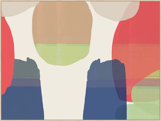 Intersecting Colors I in Gallery Natural