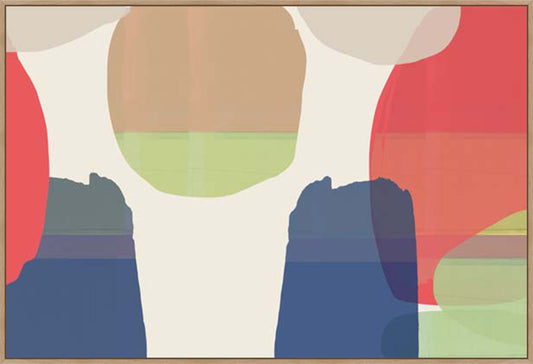 Intersecting Colors I in Gallery Light Walnut  Grande