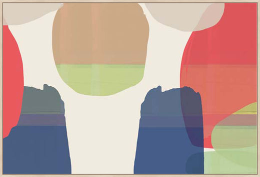 Intersecting Colors I in Gallery Walnut  Grande