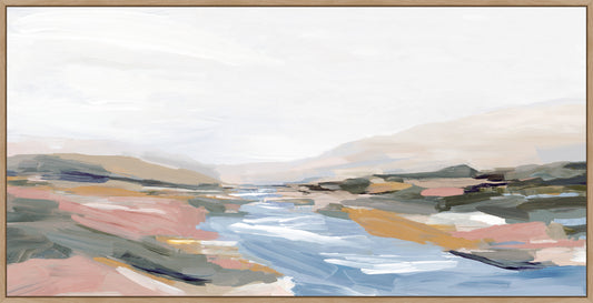 Vibrant Landscape in Light Gallery Walnut   Grande