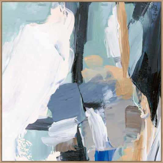 Whispers of Colorful Tranquility I  Gallery Light Walnut  Grande