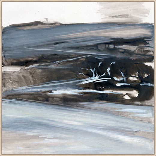 Bleak Winter Landscape with Trees in Gallery Natural