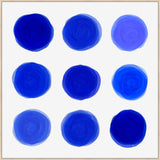 Dots of Blue in Gallery Natural  Grande
