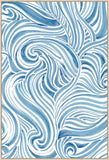 Blue Sea Scrolls in Gallery Maple