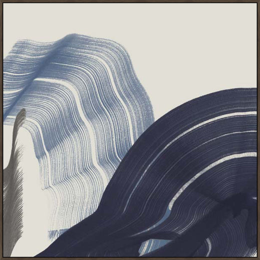 Blue Velvet Stroke I in Gallery Espresso