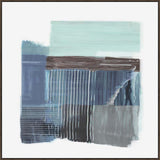 Brushwork in Calm Tones I in Gallery Espresso