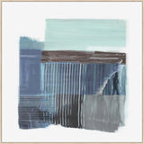 Brushwork in Calm Tones I in Gallery Maple