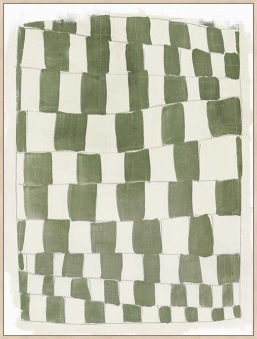 Distorted Grid II in Gallery Maple