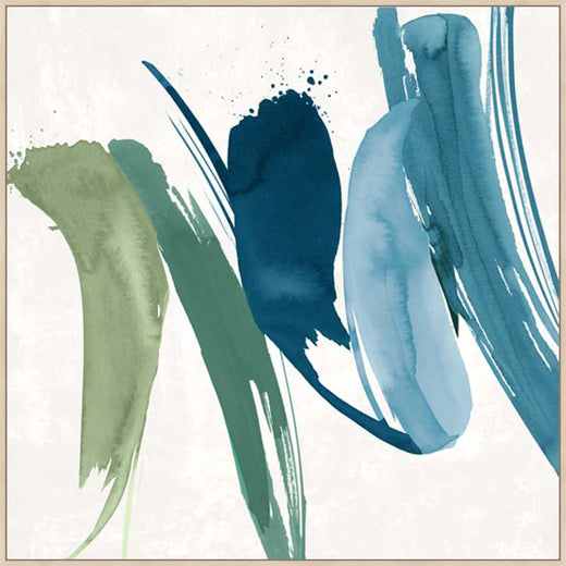 Flowing Waves of Serenity I in Gallery Natural  Grande