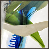 Flowing Colors and Shapes Harmony in Gallery Espresso