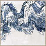 Indigo Waveform II in Gallery Maple