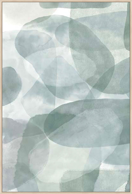 Sea Foam Glass I  in Gallery Maple