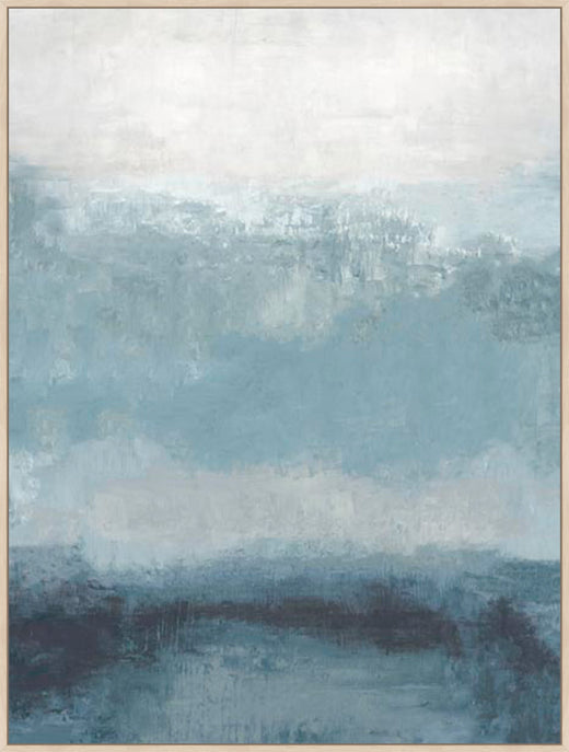 Misty Blue Layers I in Gallery Natural