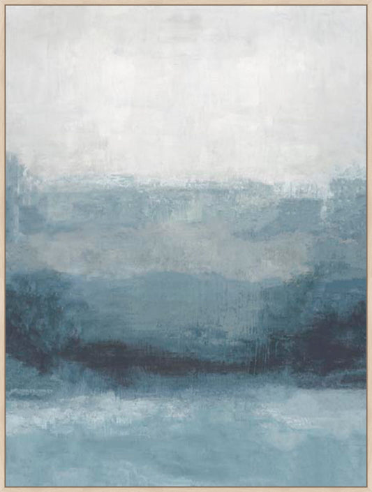 Misty Blue Layers II in Gallery Natural