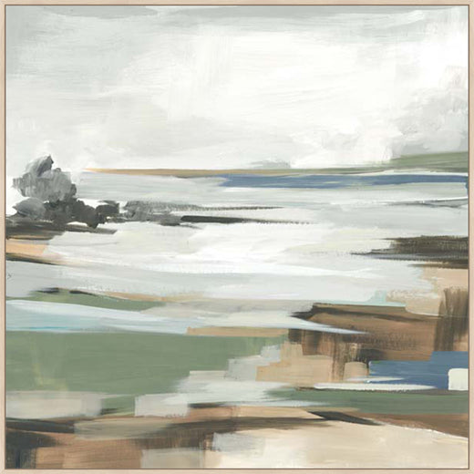 Tranquil Shoreline Reflections II Gallery Natual
