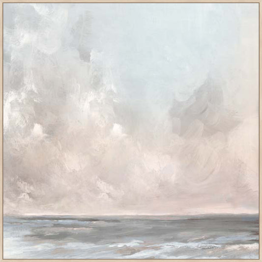 Serene Seas Under Gentle Skies in Gallery Maple