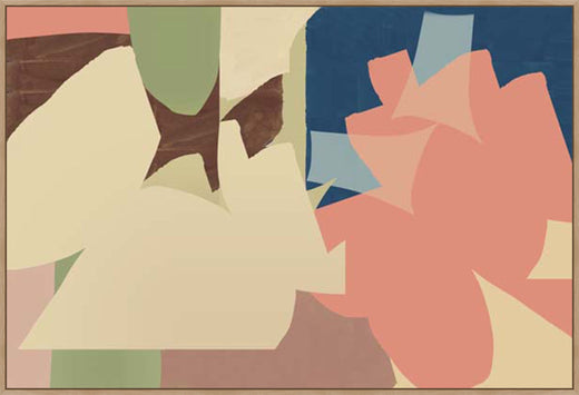 Intersecting Shapes II in Gallery Light Walnut