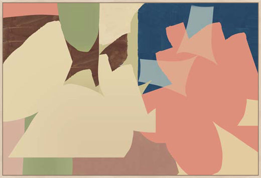 Intersecting Shapes I in Gallery  Walnut