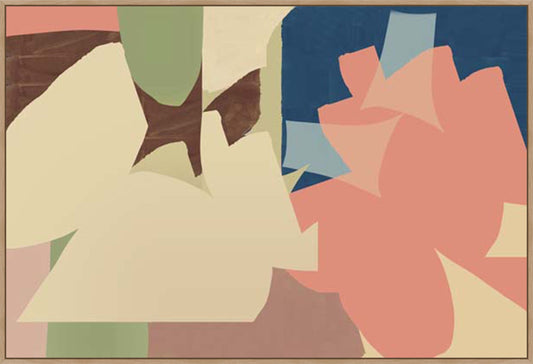 Intersecting Shapes II in Gallery Light Walnut  Grande