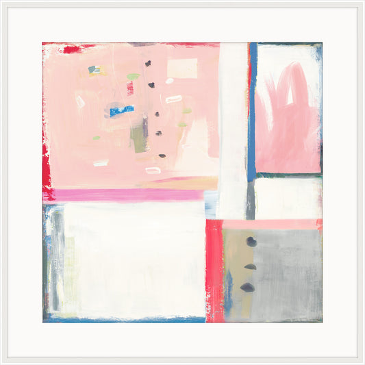 Pastel Whispers In Abstract Form