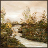 Serene River on Canvas Grande